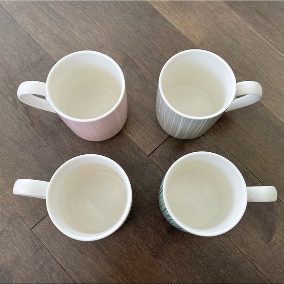 MIMI COLLECTION Pastel Colour Mug Set of 4, Coffee Tea Dinnerware Mug - Picture 6 of 8